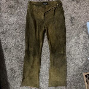 Patrizia pepe Women'sleather suede pants
